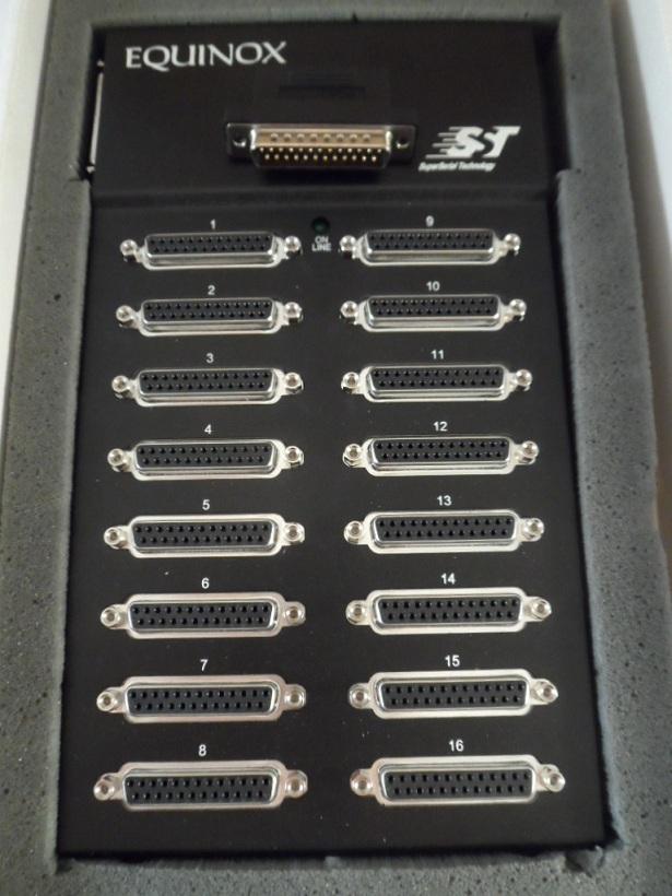 CP16-DB - Equinox SuperFast Technology,  16 Port DB25F Connector Panel, Black, New Open Box - NEW