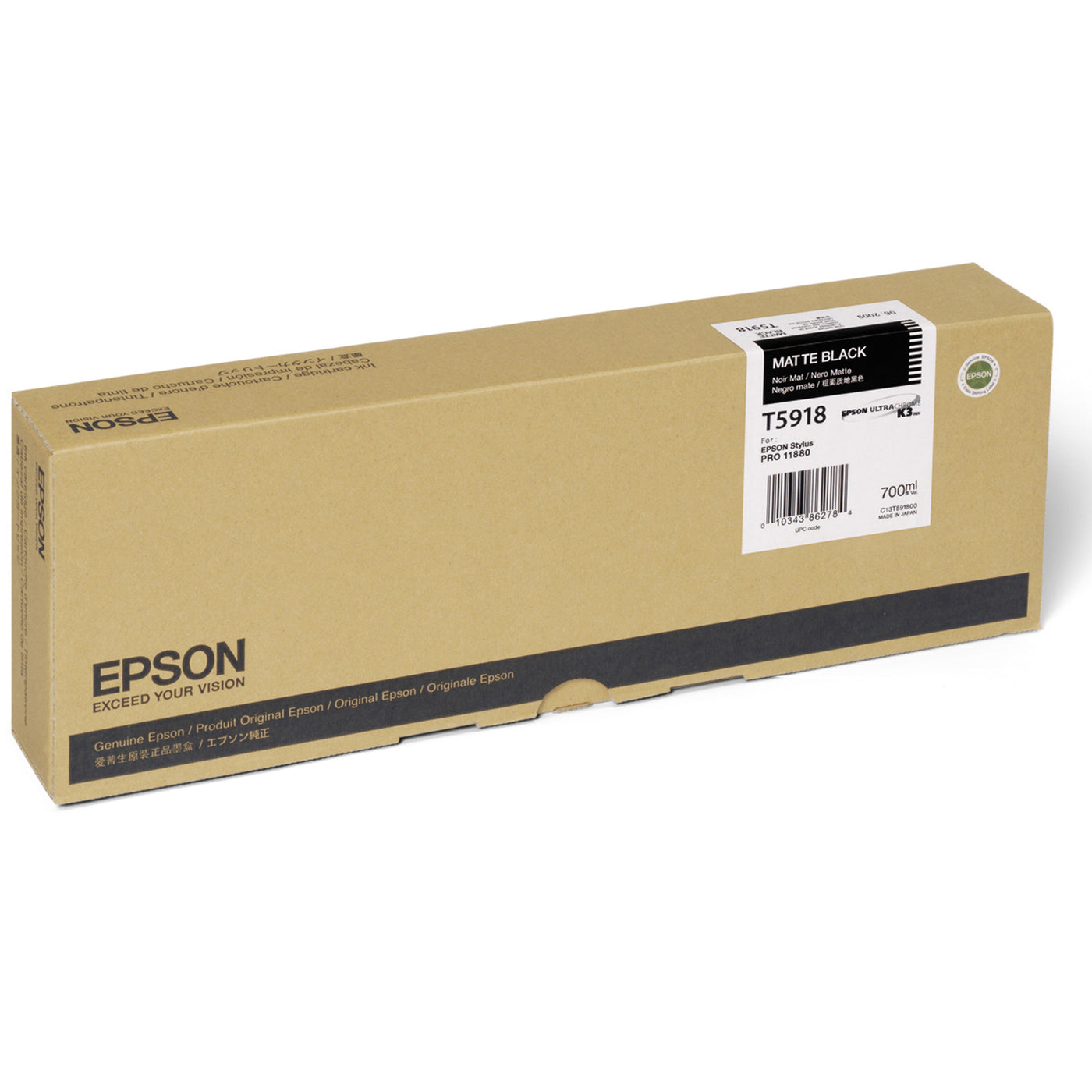 Epson T5918 Matte Black Print cartridge ( C13T591800 ) NEW OLD STOCK FINAL SALE