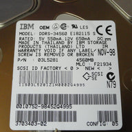 MC0070_03L5281_IBM Sun 4.5GB SCSI 80 Pin 7200rpm 3.5in HDD - Image3
