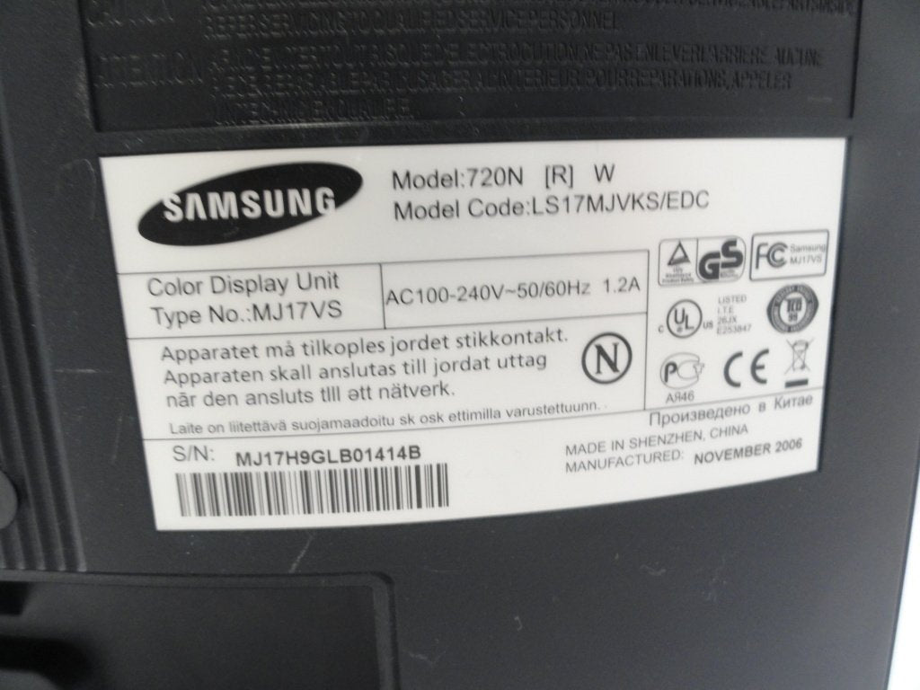 PR03416_LCD1880SX_NEC MultiSync LCD Flatscreen Monitor - Grey - Image2