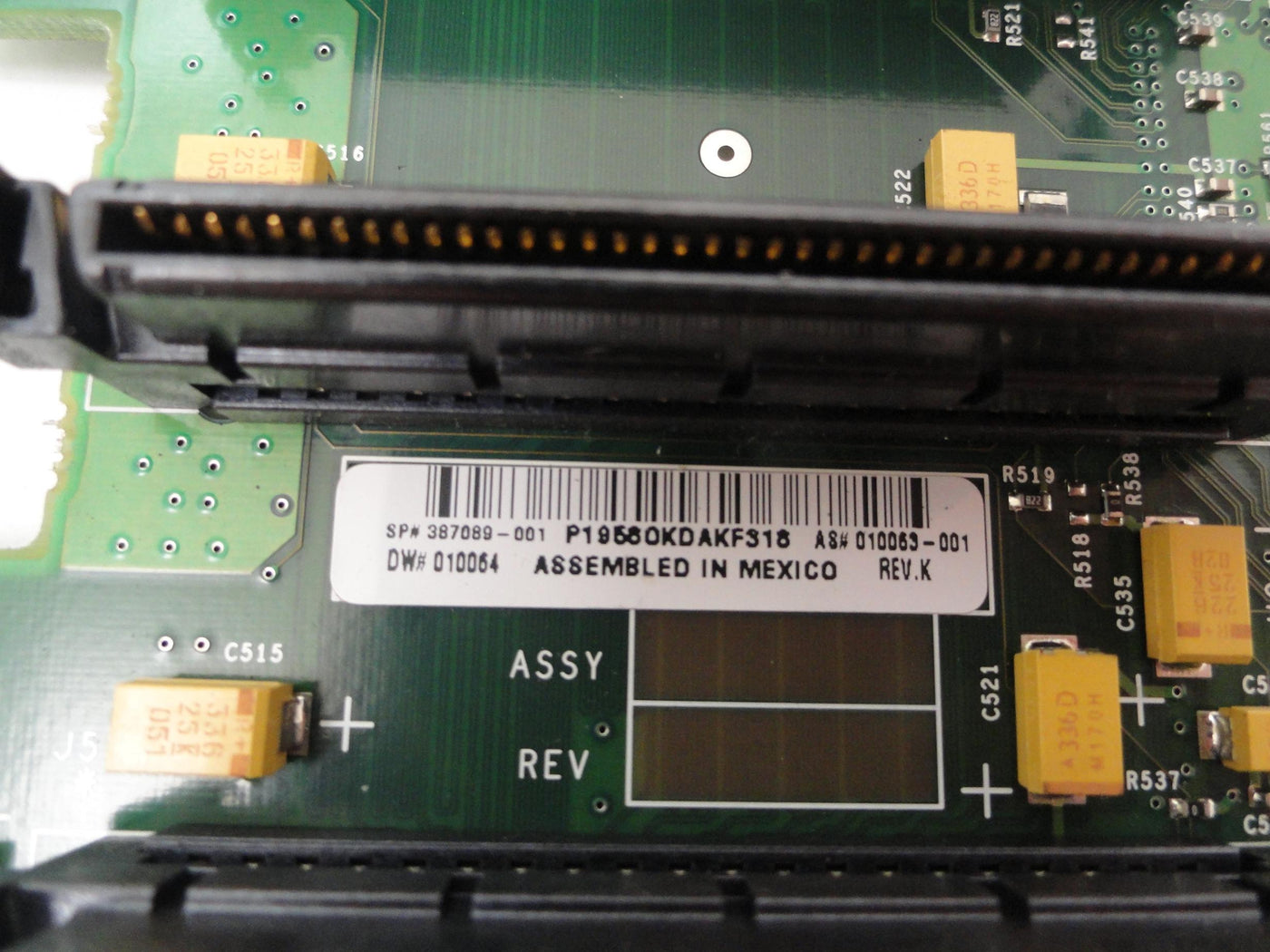 387089-001 - HP SCSI 80 LVD 6 Port Backplane - Refurbished