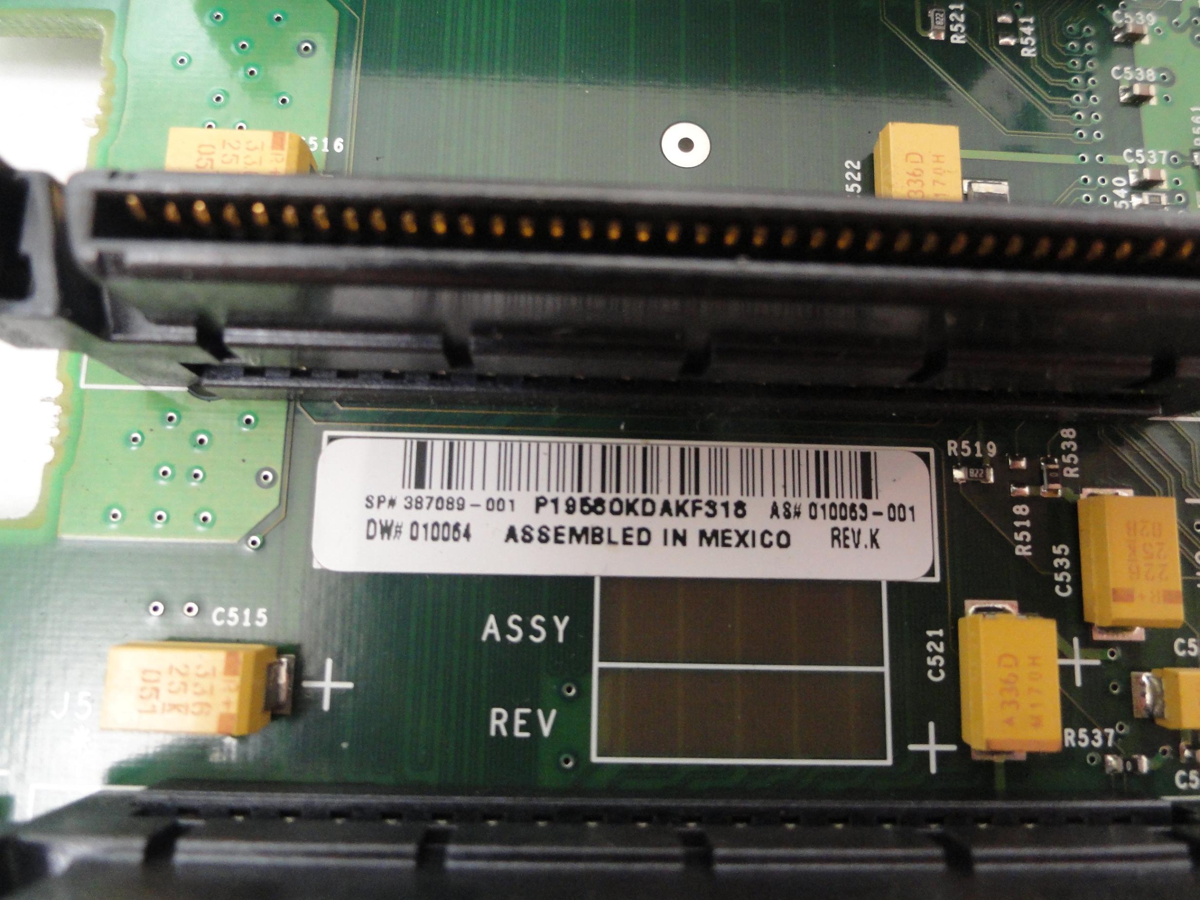 387089-001 - HP SCSI 80 LVD 6 Port Backplane - Refurbished