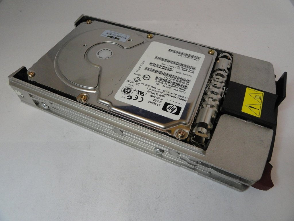 Maxtor HP 72GB SCSI 80 Pin 10Krpm 3.5in HDD in Caddy ( 8B073J0 306637-002 BD072863B2 271837-004 3R-A4147-AA 289042-001 ) REF