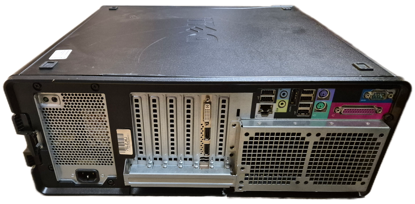 Dell Precision T5500 Xeon W5580 3.2GHz 48GB RAM NO HDD NO OS - WinVista Business COA present USED