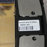 HP Maxtor 146.8GB SCSI 80 Pin 10Krpm 3.5in HDD in Caddy ( 8J147J0 356910-008 BD1468A4B5 404670-002 3R-A6399-AA 289044-001 ) USED