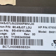 HP Probook 4540s UK Laptop Keyboard ( 676504-031 90.4SJ07.L0U SG-45810-2BA SN8114 ) USED