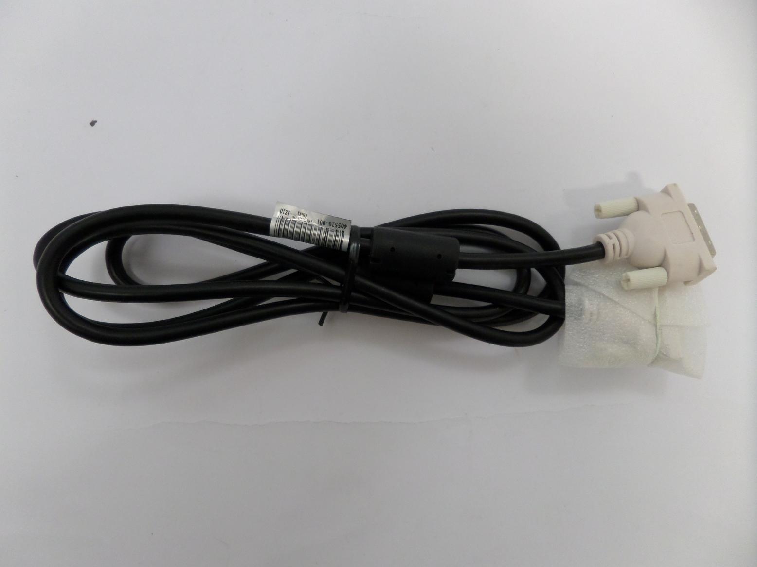 405520-001 - HP 18Pin M-M DVI-I Black Cable - Refurbished