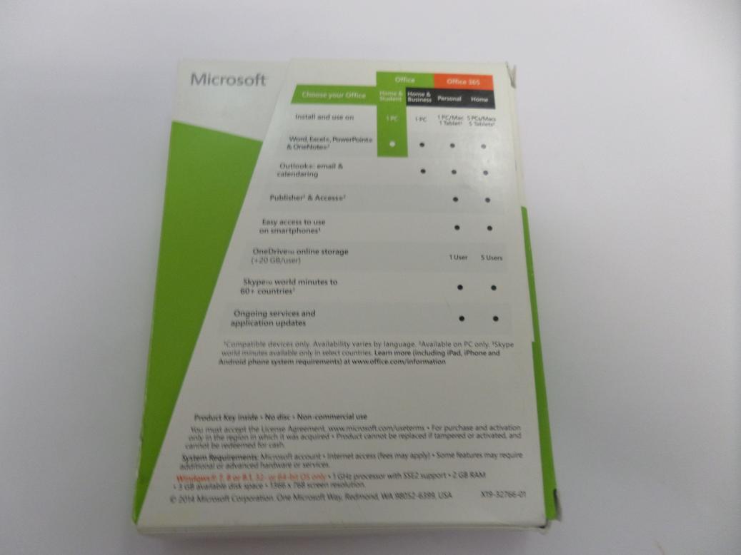 PR24979_79G-03549_Microsoft Office Home/ Student 2013 Licence Card - Image3