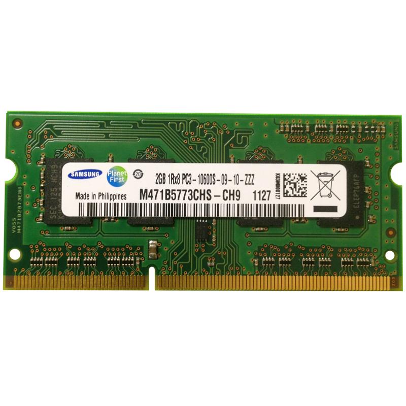 Samsung HP 2GB PC3-10600 DDR3-1333MHz non-ECC Unbuffered CL9 204-Pin SoDimm ( M471B5773CHS-CH9 572293-D88 ) REF