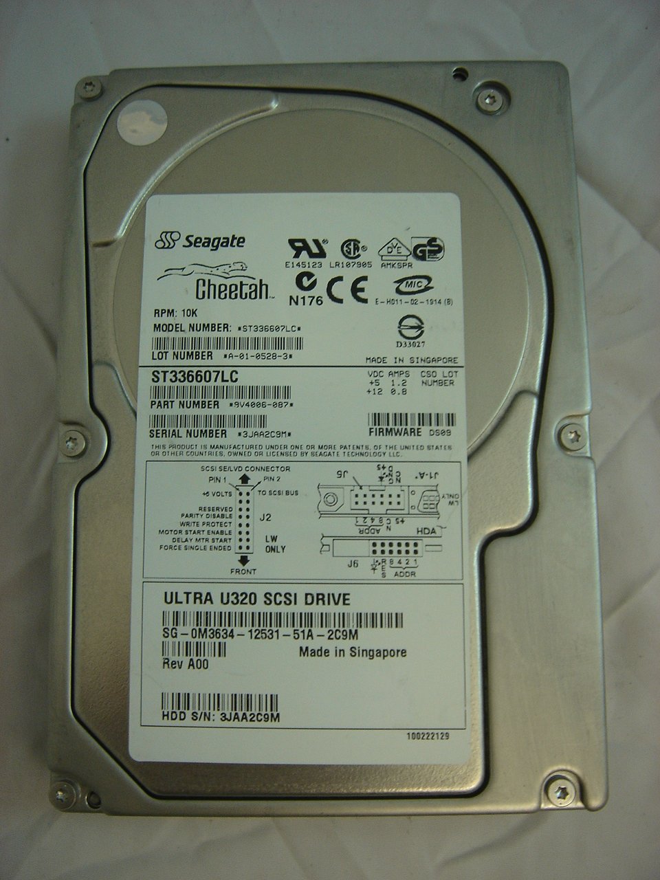 MC6405_9V4006-007_Seagate Dell 36GB 10K RPM U320 80PIN SCSI - Image2