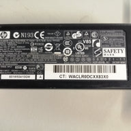 HP 65W AC ADAPTER SERIES PPP009D IN 240V OUT 18.5 V  (463552 -004 USED )