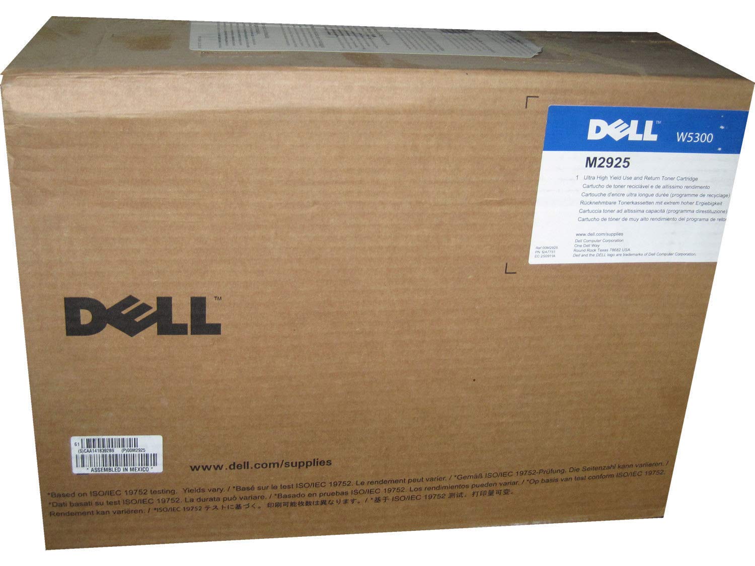 Dell W5300N Toner Cartridge Black ( M2925 ) NEW OLD STOCK FINAL SALE