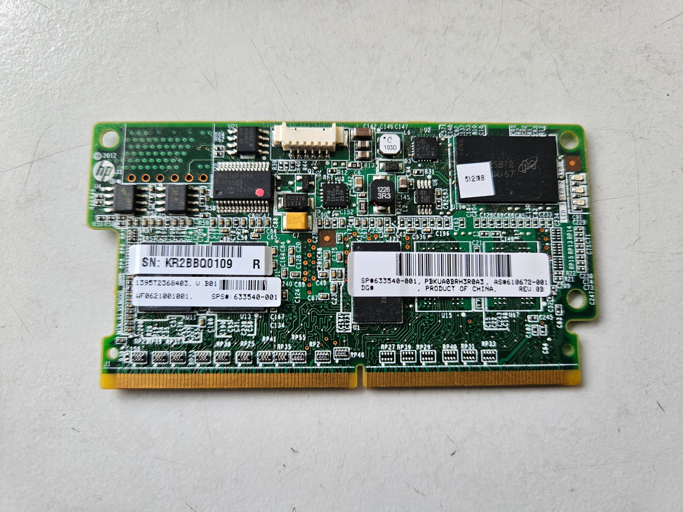 HP Smart Array P-Series FBWC Module ( 633540-001 610672-001 ) REF