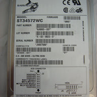 Compaq Seagate 4.5GB SCSI 80Pin 3.5in HDD ( ST34572WC 9J6003-037 303806-001 ) REF