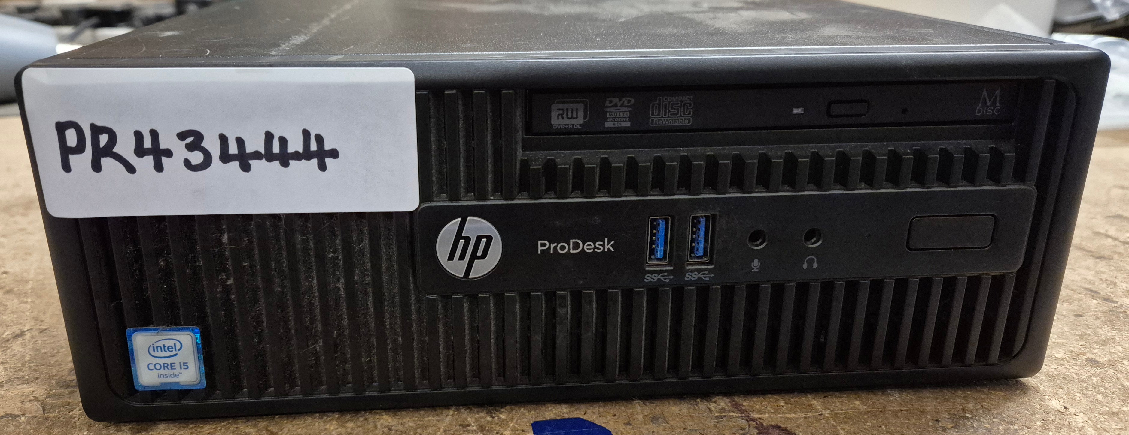 HP ProDesk 400 G3 SFF 250GB SSD DVD 8GB RAM i5-6500 3.2GHz Win10 PC ( W4A90ET#ABU ) USED