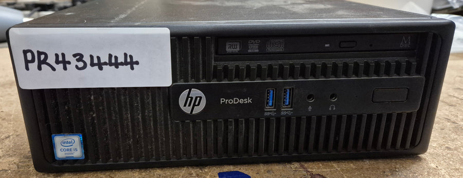 HP ProDesk 400 G3 SFF 250GB SSD DVD 8GB RAM i5-6500 3.2GHz Win10 PC ( W4A90ET#ABU ) USED