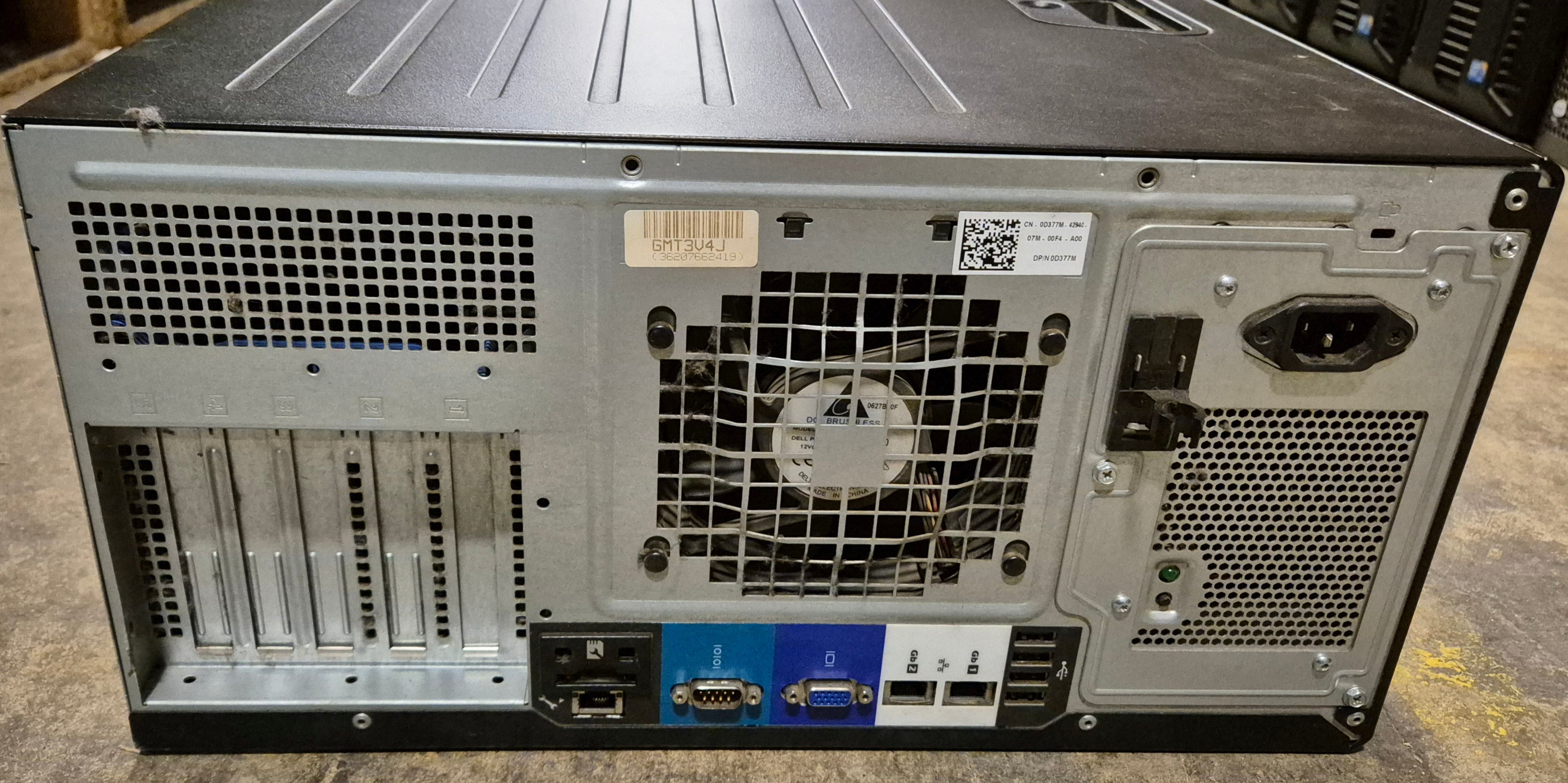 Dell PowerEdge T310 4GB RAM Xeon 2.67GHz DVD NO OS NO HDD x1 PSU x2 Caddies WinSVR 2008 COA ( E09S ) USED
