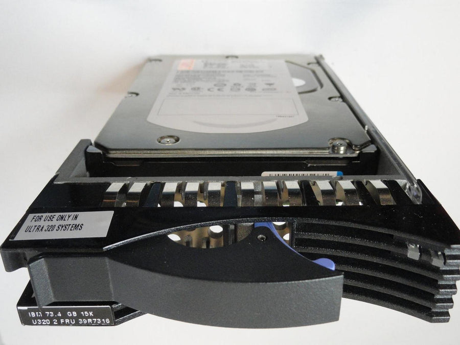 Seagate IBM 73.4GB SCSI 80 Pin 15Krpm 3.5in HDD in Caddy ( ST373455LC 9Z3006-039 26K5825 39R7316 40K1027 ) USED