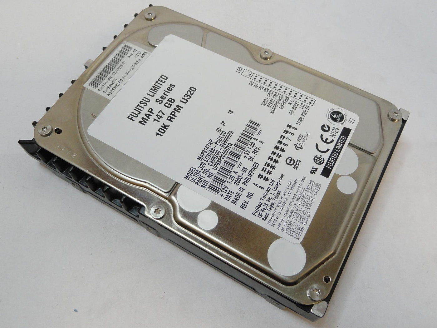 CA06200-B48000FA - Fujitsu Sun 147GB SCSI 68 Pin 3.5in HDD - Refurbished