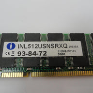 Integral 512Mb PC133 SDRAM RAM Module ( INL512USNSRXQ ) REF