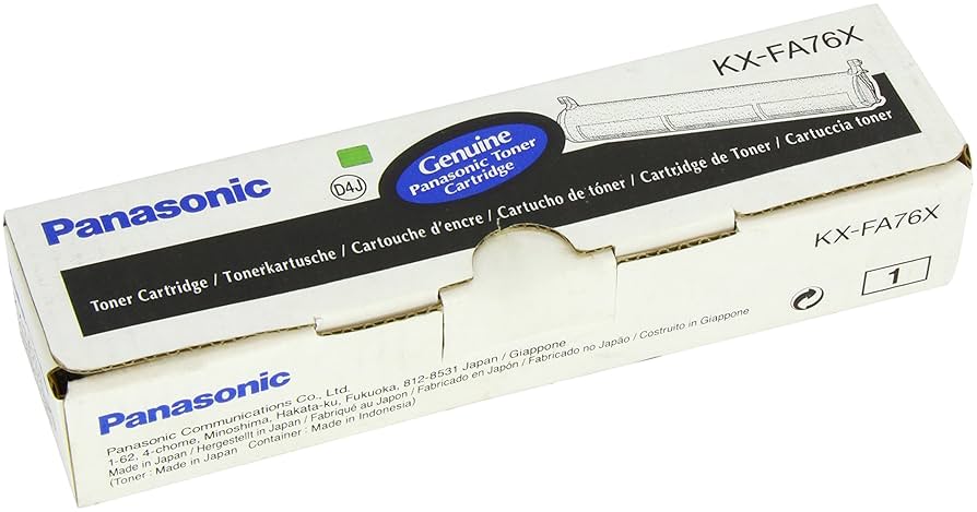 Panasonic Printer Toner Cartridge - Black ( KX-FA76X ) NEW OLD STOCK FINAL SALE