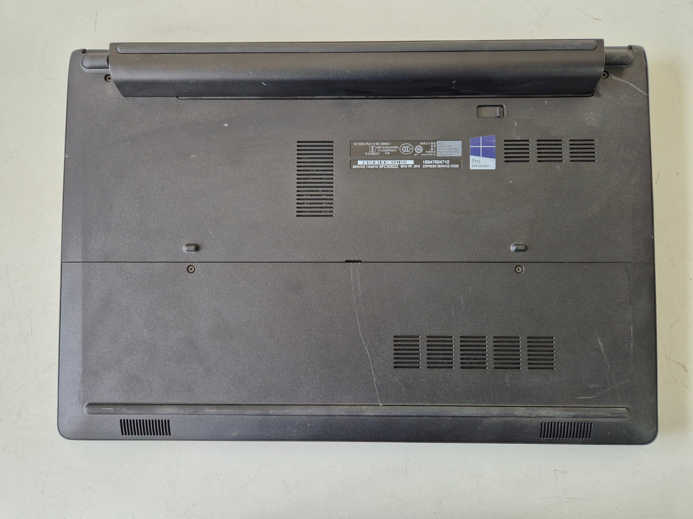 Dell Latitude 3570 500GB HDD 4GB RAM i5-6200U 2.40GHz Win10 15.6" USED BATTERY NOT HOLDING CHARGE