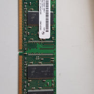 Micron 256MB PC3200 DDR-400MHz non-ECC Unbuffered CL3 184-Pin DIMM Single Rank Memory Module MT4VDDT3264AY-40BF1