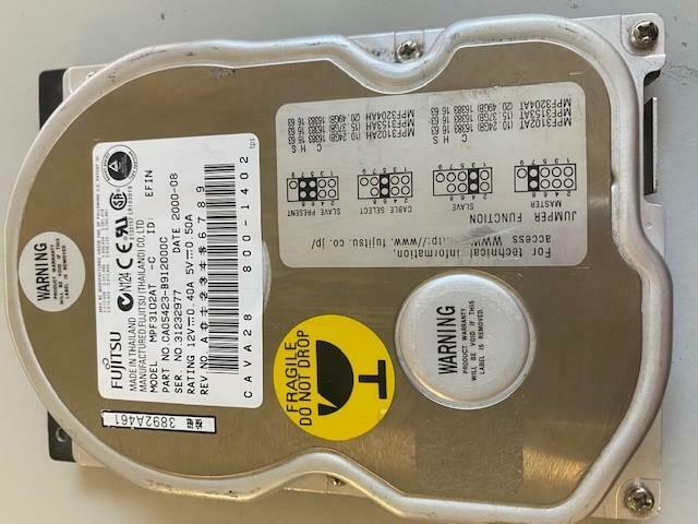 Fujitsu 10.2Gb IDE 5400rpm 3.5in HDD ( CA05423-B912000C MPF3102AT ) REF