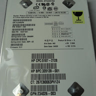 9CY3001-030 - Seagate HP 40Gb IDE 4200rpm 3.5in Low Profile HDD - Refurbished
