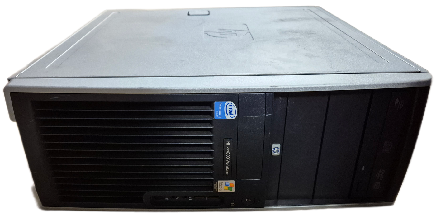HP XW4300 Workstation Intel Pentium D 3.4GHz 6GB RAM NO HDD NO OS WinXPPro COA present ( PS988AV ) USED