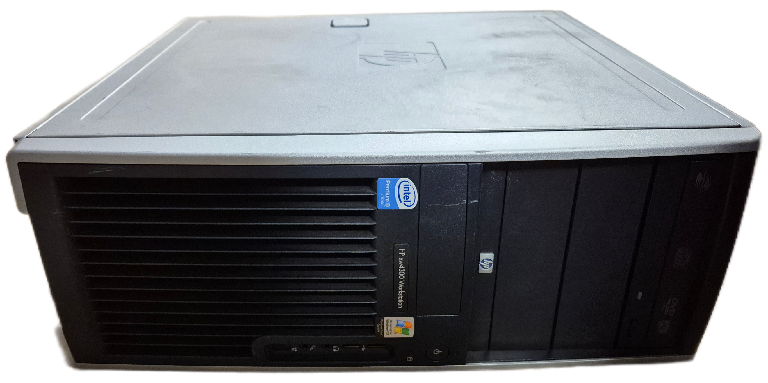 HP XW4300 Workstation Intel Pentium D 3.4GHz 6GB RAM NO HDD NO OS WinXPPro COA present ( PS988AV ) USED
