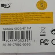 SanDisk 2Gb MicroSD Memory Card
