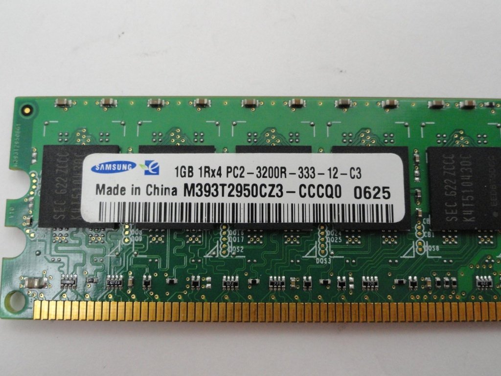 Samsung HP 1Gb DDR2-400MHz PC2-3200R ECC Reg RAM ( M393T2950CZ3-CCCQ0 345113-851 ) REF