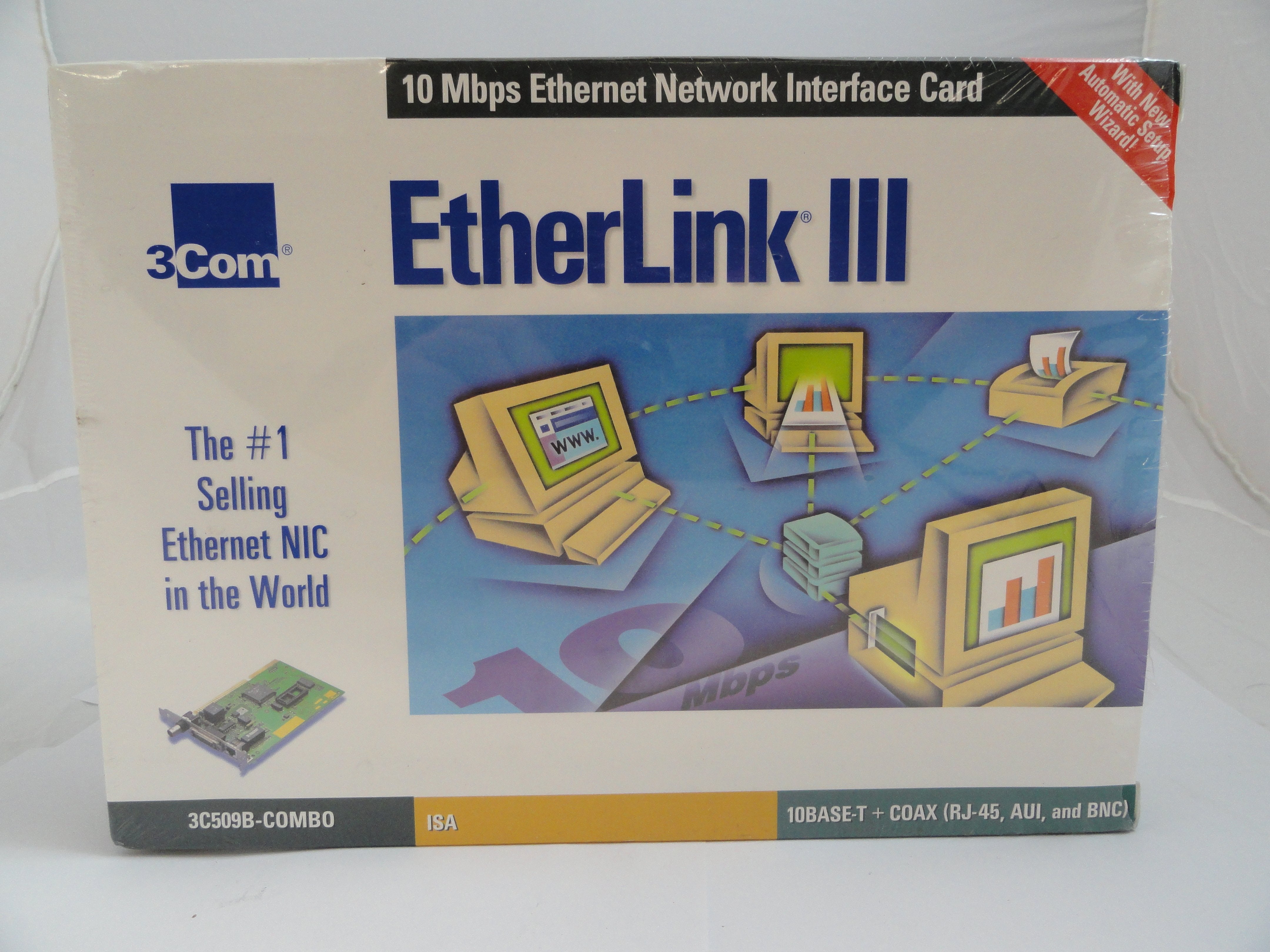 3C509B-COMBO - 3Com EtherLinkIII 10/100 - Refurbished