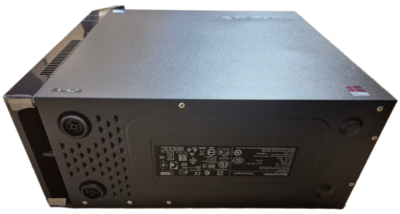 Lenovo ThinkCentre Edge 72 500GB HDD DVD 4GB RAM Pentium G2030 3GHz Win7Pro w/k.board boxed ( 3484-LDG 3484LDG RCCLDUK ) USED