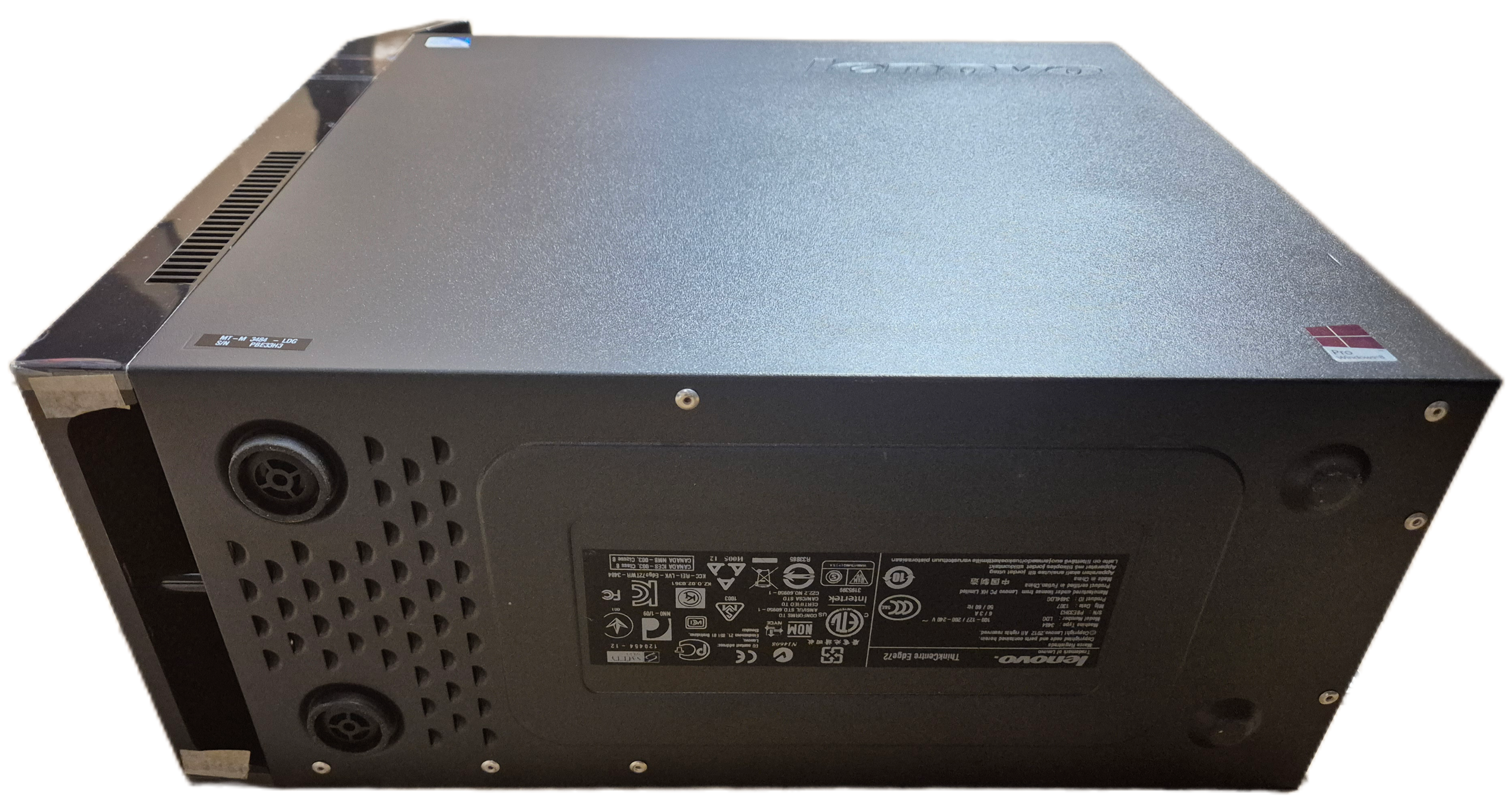Lenovo ThinkCentre Edge 72 500GB HDD DVD 4GB RAM Pentium G2030 3GHz Win7Pro w/k.board boxed ( 3484-LDG 3484LDG RCCLDUK ) USED