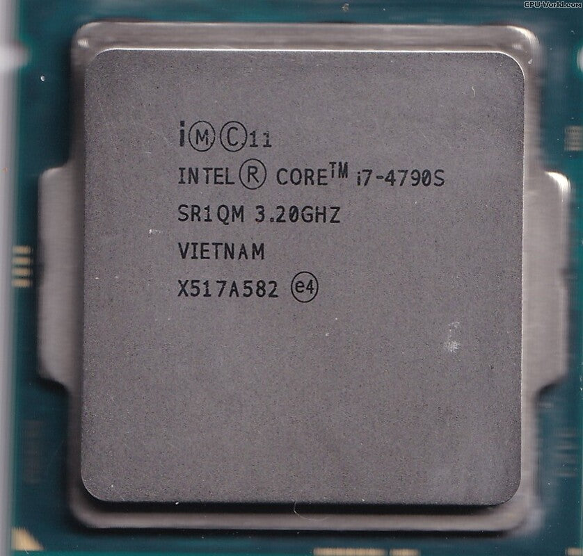 Intel Core i7-4790S 3.20Ghz Quad Core LGA1150 65W CPU ( SR1QM ) REF