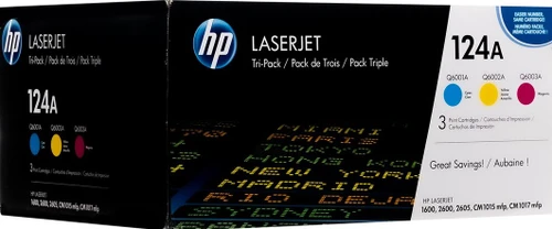HP 124A LaserJet Tri-Pack CYM Toner Cartridges ( CE257A ) NEW OLD STOCK