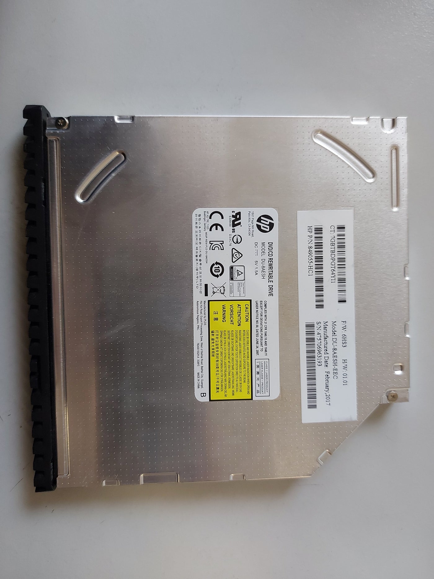 HP OMEN DU-8AESH-EEC DESKTOP SLIM-LINE DVD OPTICAL DRIVE 849055-HC1