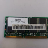Acer 128MB PC100 144Pin SDRAM SODIMM Memory Module 72.17128.D0N