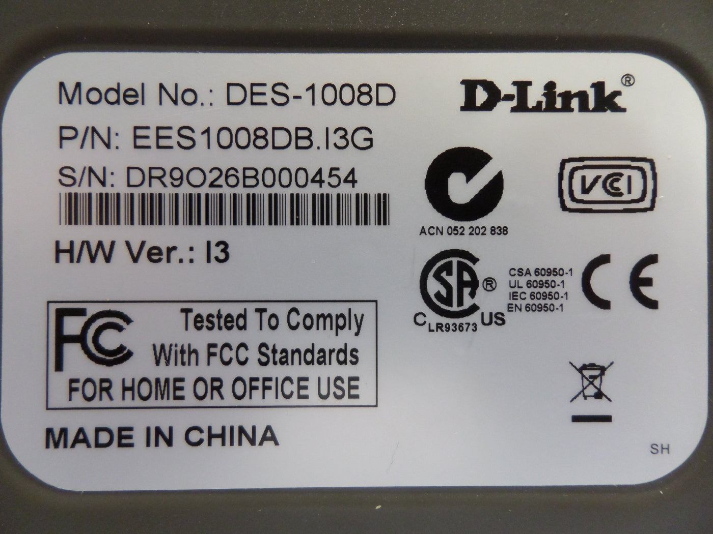 D-Link 8-Port 10/100 Fast Ethernet Switch