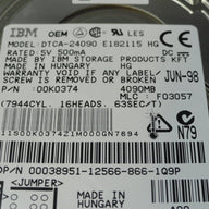 PR20151_00K0374_IBM Dell 4Gb IDE 4200rpm 2.5in HDD - Image2