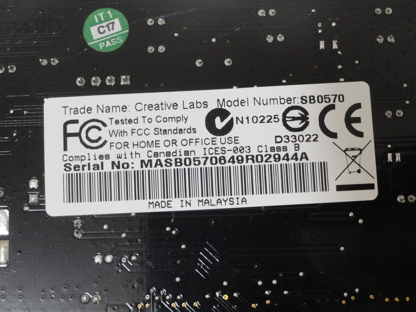 PR13215_SB0570_Creative Labs Sound Blaster Audigy SB0570 - Image7