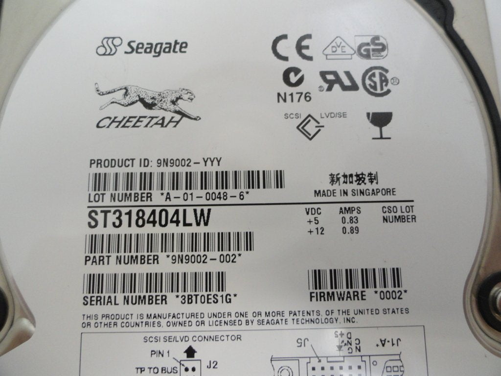 PR18678_9N9002-002_Seagate 18.4Gb SCSI 68 Pin 10Krpm 3.5in HDD - Image3