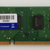 ADATA 4GB 2RX8 PC3-12800U DDR3-1600MHz CL11 UDIMM ( AM2U16BC4P2-B05B ) REF