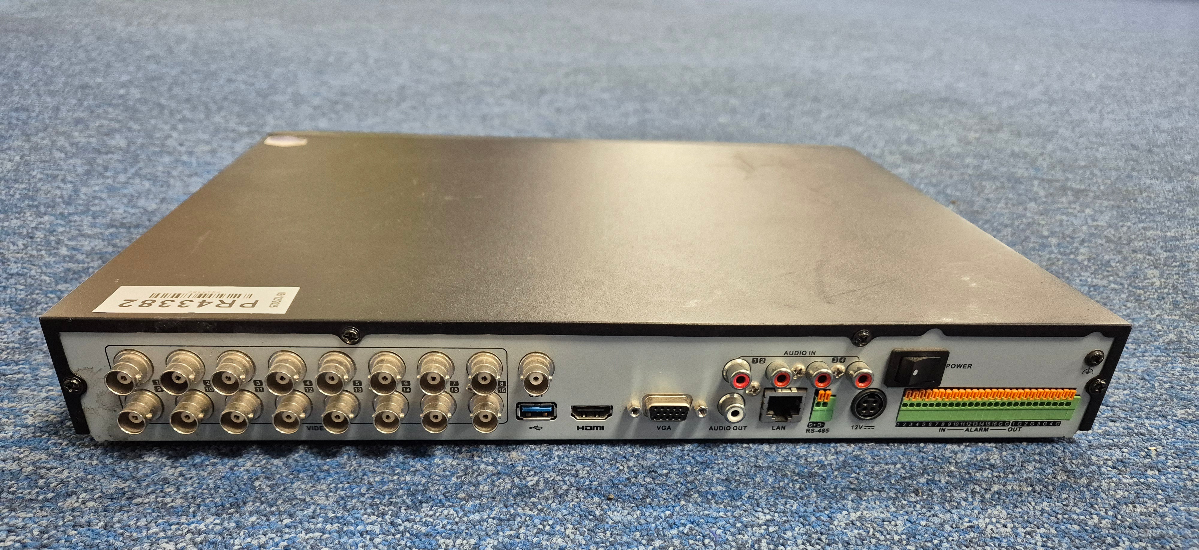 Hikvision Digital Video Recorder - Embedded Net DVR 2x4TB HDD - passwords reset NO PSU ( DS-7216HUHI-K2 ) USED