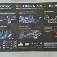 ASUS Nvidia Geforce GTX 1070 8GB Strix Gaming Graphics Card ( STRIX-GTX1070-O8G-GAMING ) REF