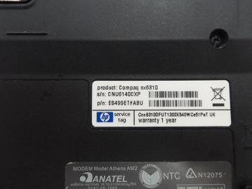 PR19831_nx6310_HP nx6310 512Mb 1.6Ghz No HDD No Caddy Laptop - Image7