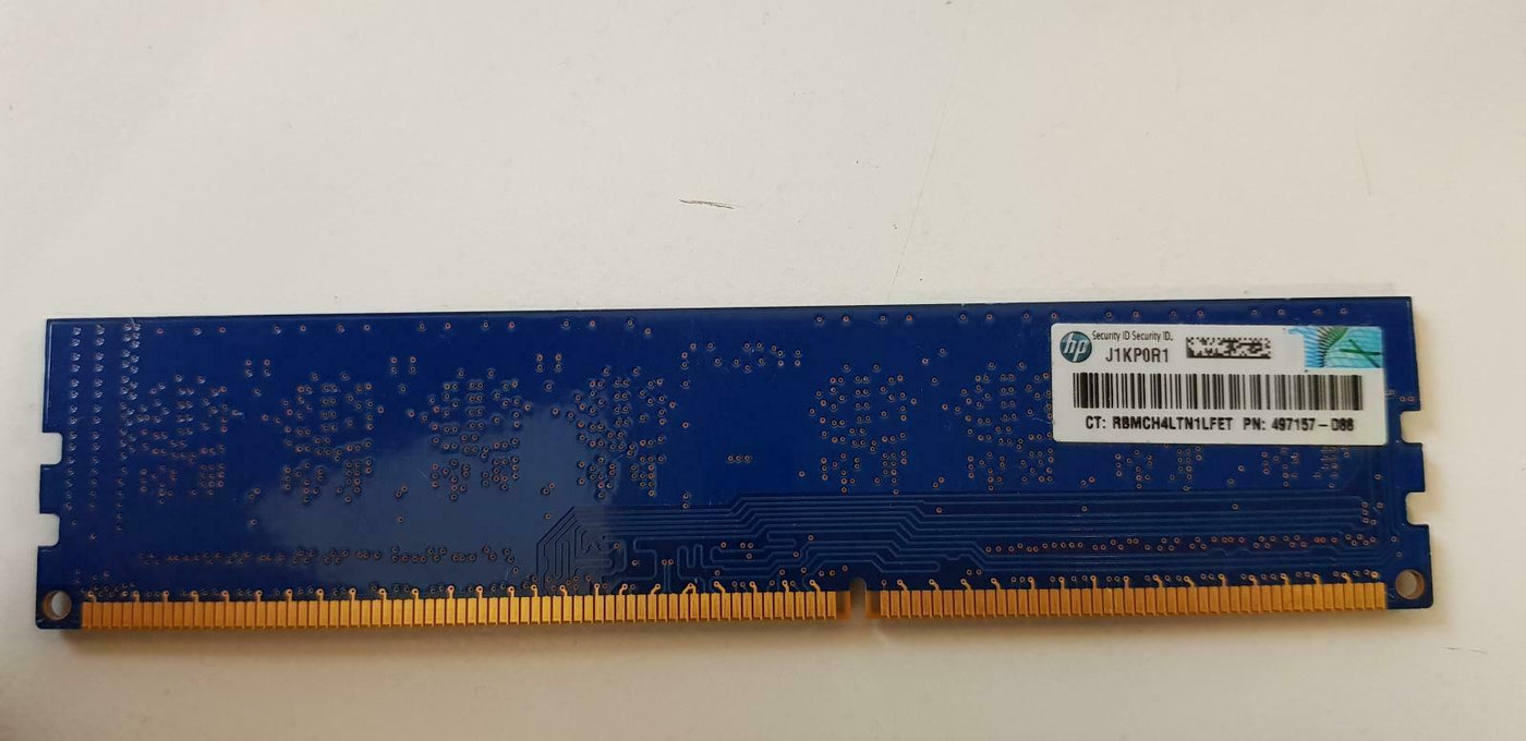 Elpida HP 2GB PC3-10600 DDR3-1333MHz CL9 240-Pin DIMM ( EBJ20UF8BCF0-DJ-F 497157-D88 ) REF