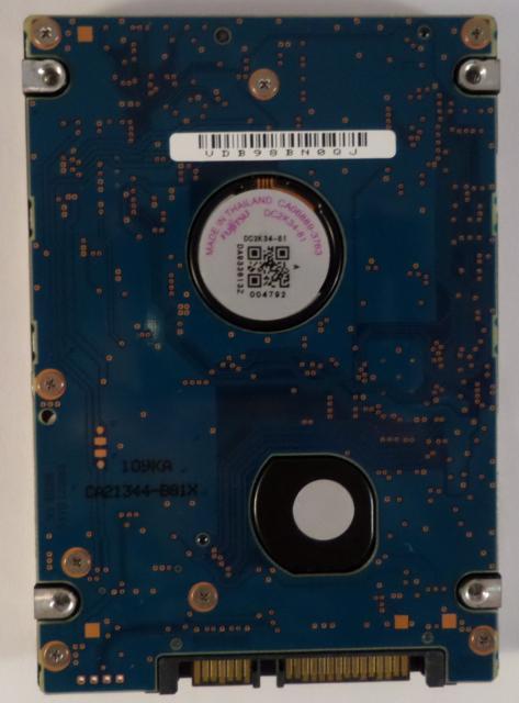 PR05036_CA07018-B66200FX_Fujitsu SATA 80GB 5400rpm 2.5in HDD - Image3